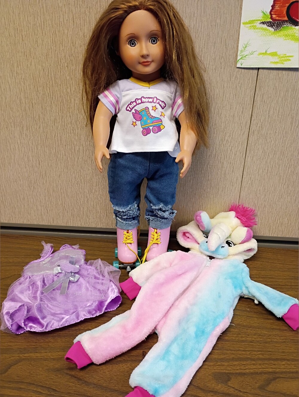 Our Generation Doll rolling around town